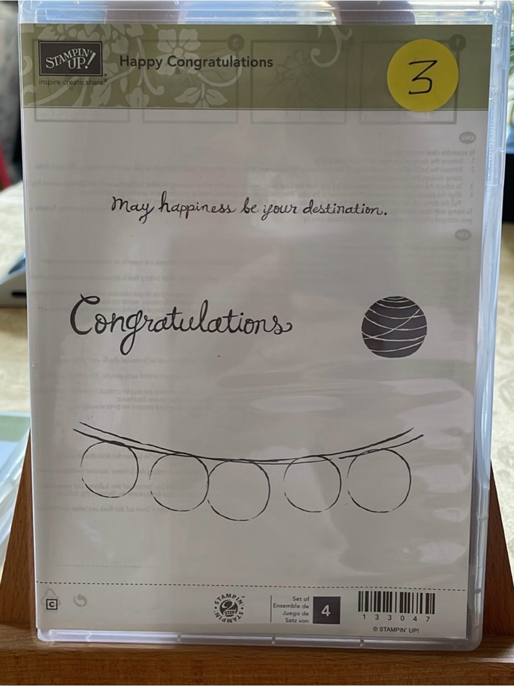 Stampin' Up! 'Happy Congratulations' Clear Stamp Set